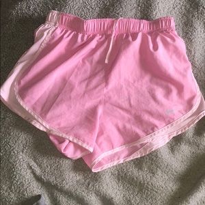 pink nike shorts